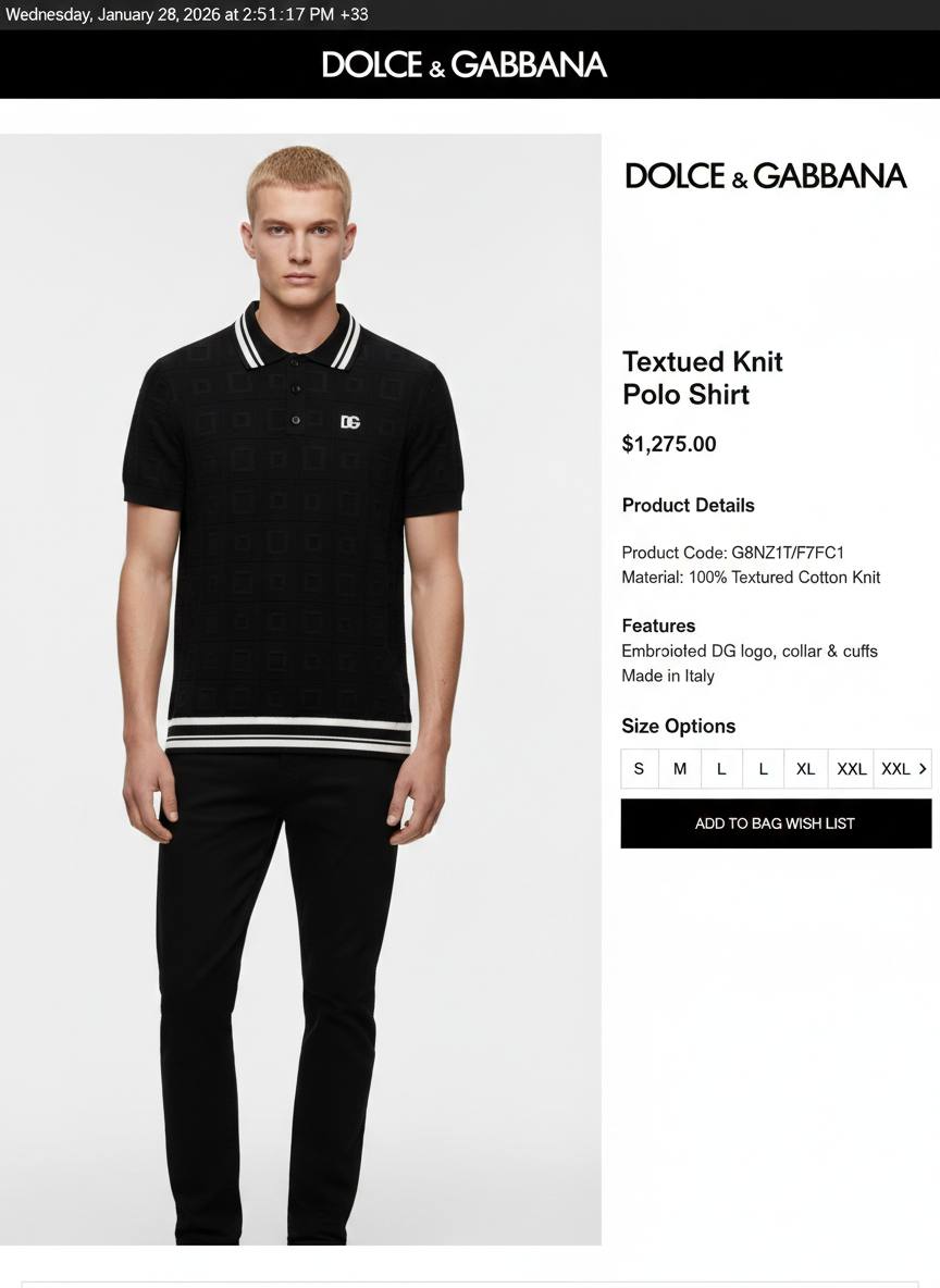 D&G TSHIRT