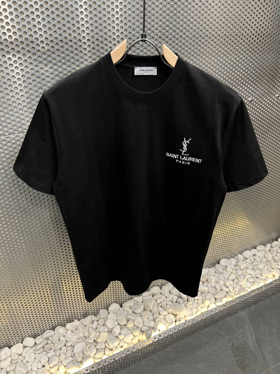 Siyah Saint Laurent Tshirt
