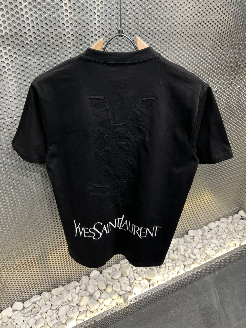 Siyah Saint Laurent Tshirt